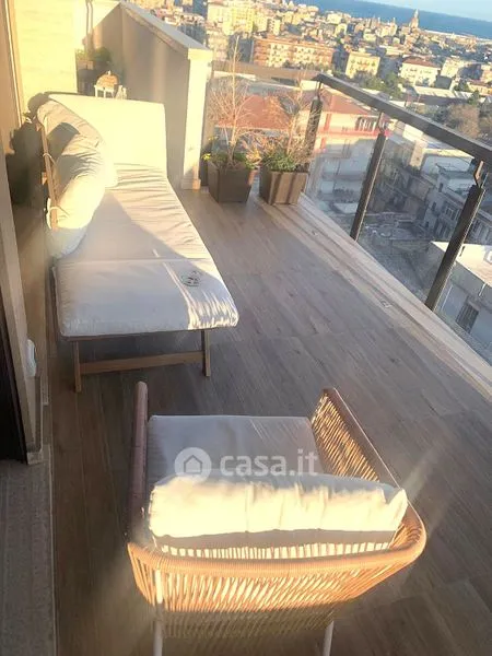 Terrace - Newly Built Apartment with Sea View in Catania