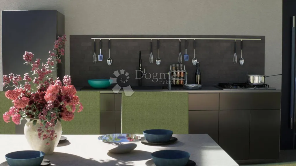 Cucina - Luxury Apartment with Private Terrace in Poreč