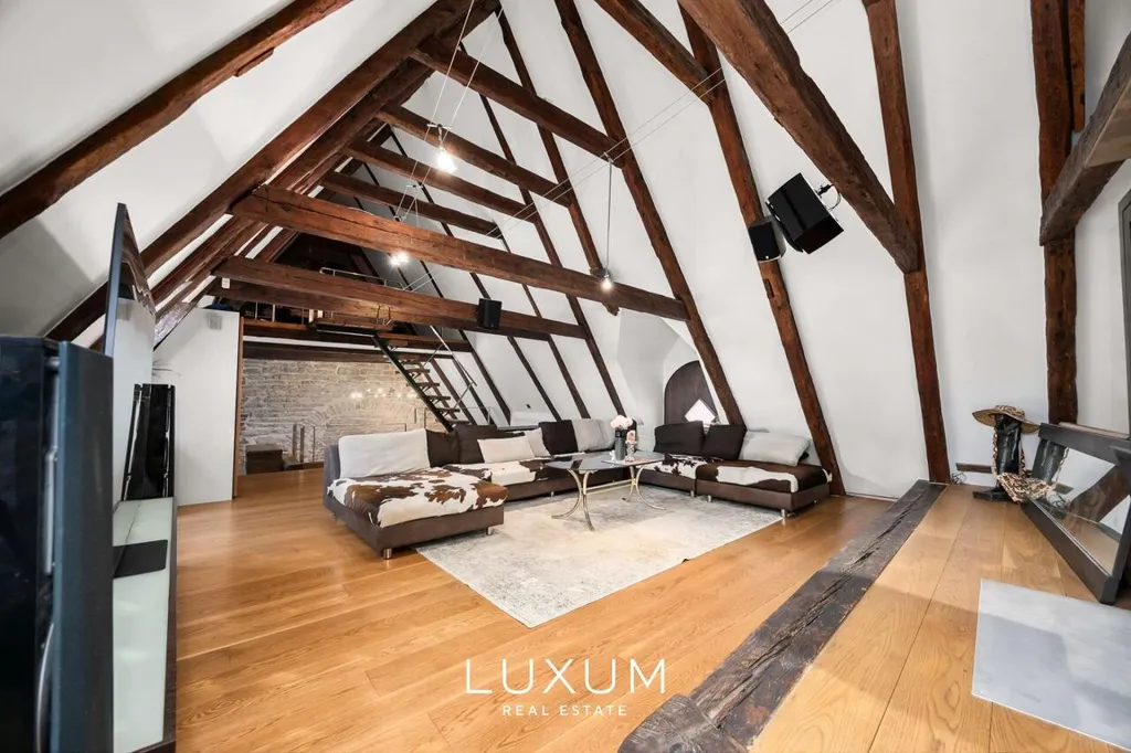 Living Room - Loft with Sauna in Tallinn Old Town