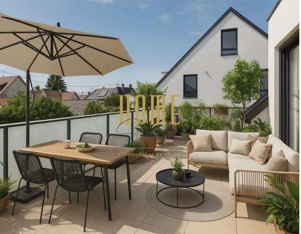 Terrass - Luxury Flat with Terrace in Eckbolsheim
