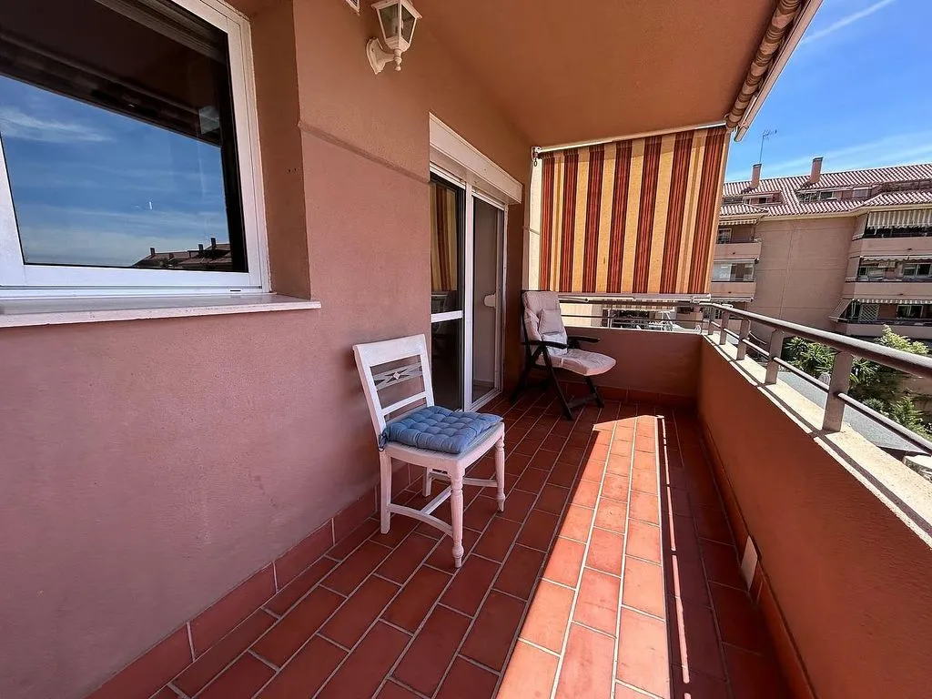 Balcony - Apartment with Pool and Terrace in El Palo