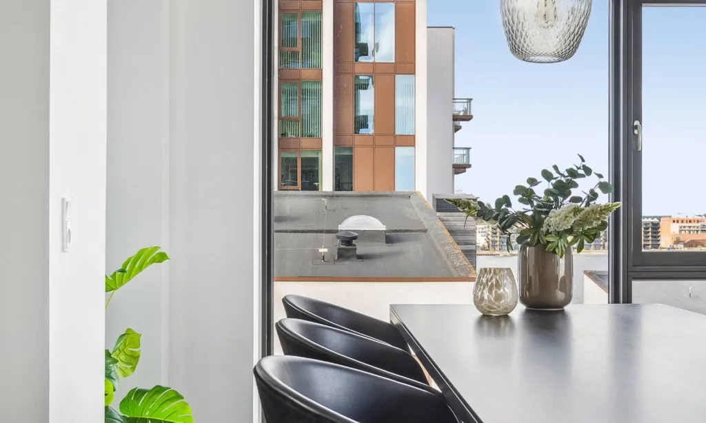 Salle à manger - Apartment with Limfjord View in Aalborg