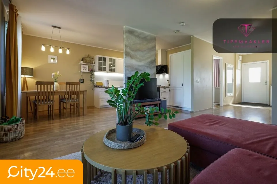 Soggiorno - Apartment with Private Garden and Sauna in Vaela