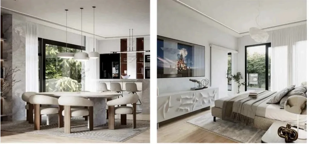 Söögituba - Luxury Apartment with Loggia in Itzig