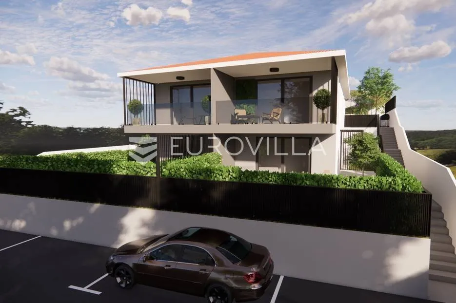 Two-Bedroom Apartment with Balcony in Omišalj Centre
