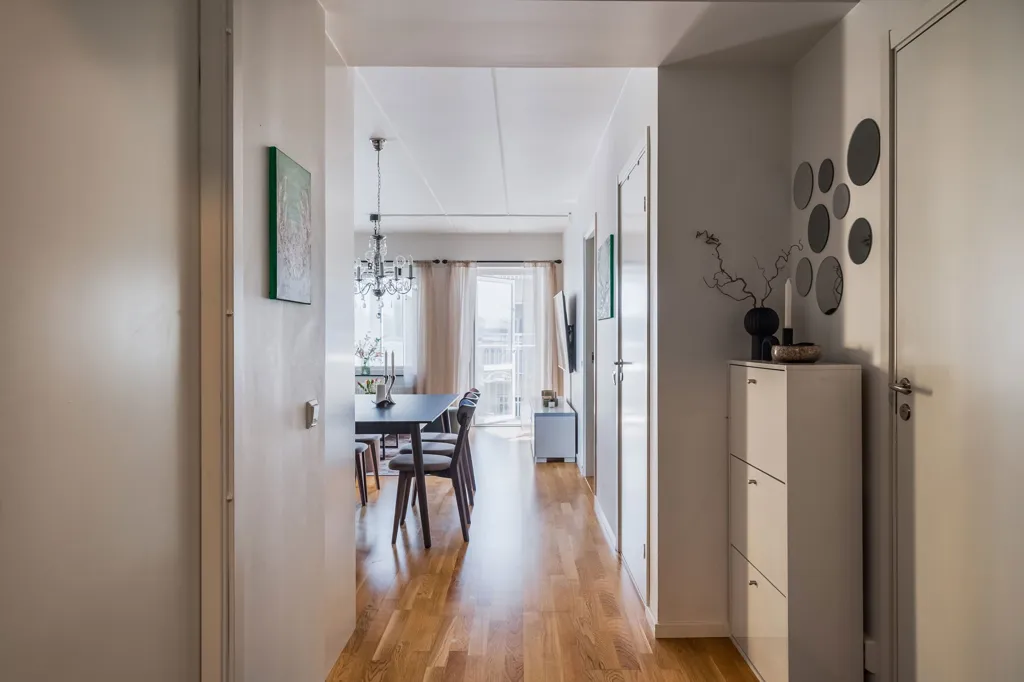 Hallway - Modern Flat with Balcony in Uppsala