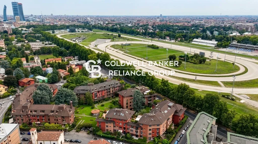 Vue aérienne - Renovated Flat with Pool in Milan, San Siro