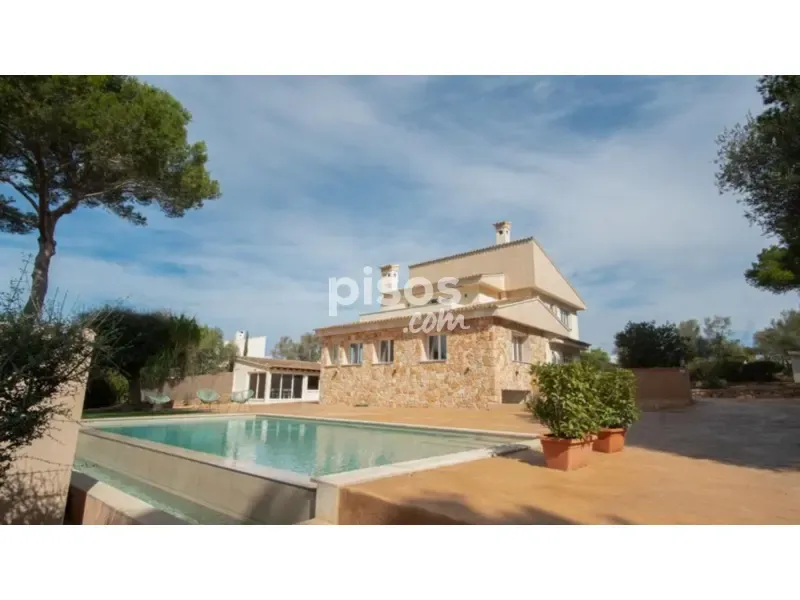 Piscine - Finca with Pool and Views in S'Aranjassa