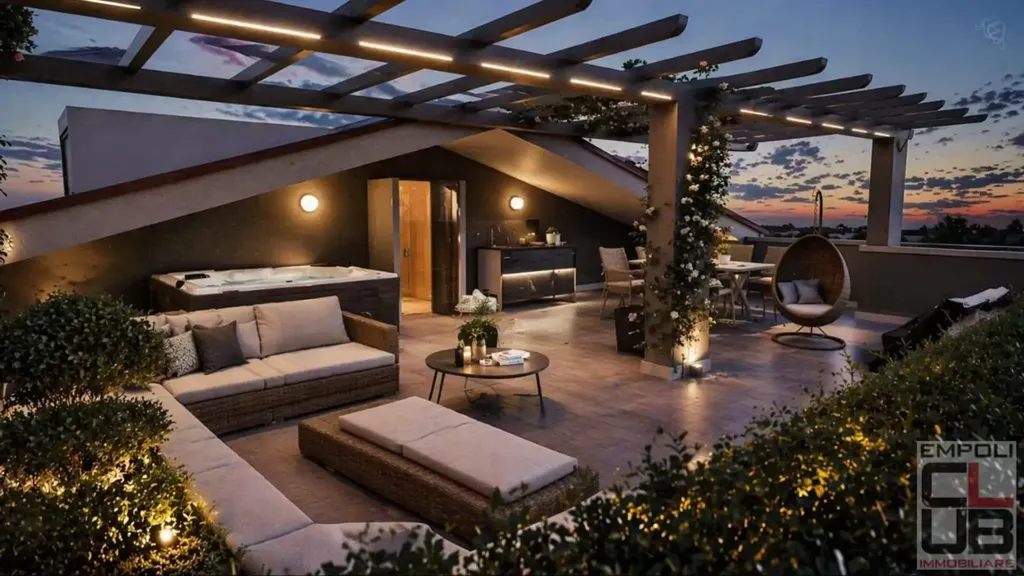 Terrasse - Penthouse with Terraces in Empoli