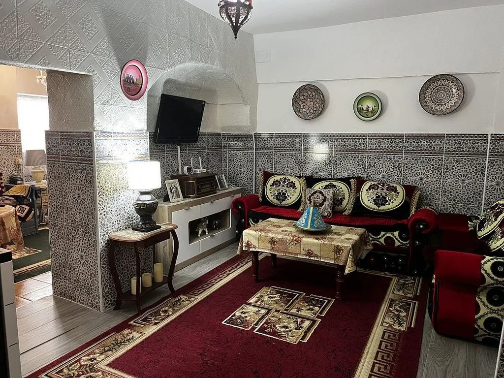 Séjour - Three-Bedroom House in Olvera