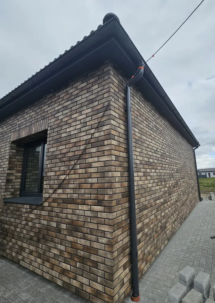 Esterno - Built and Fitted House with Terrace in Slengiai