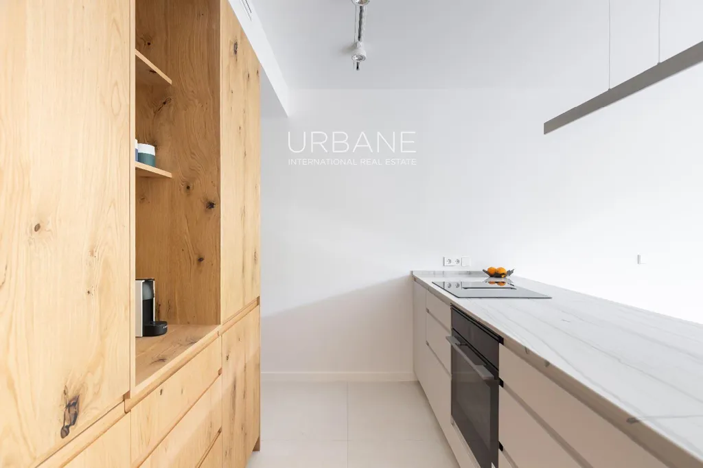 Köök - Designer Flat with Terrace in Sant Antoni, Barcelona