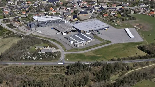 Vue aérienne - Office Space with Parking in Løgstrup