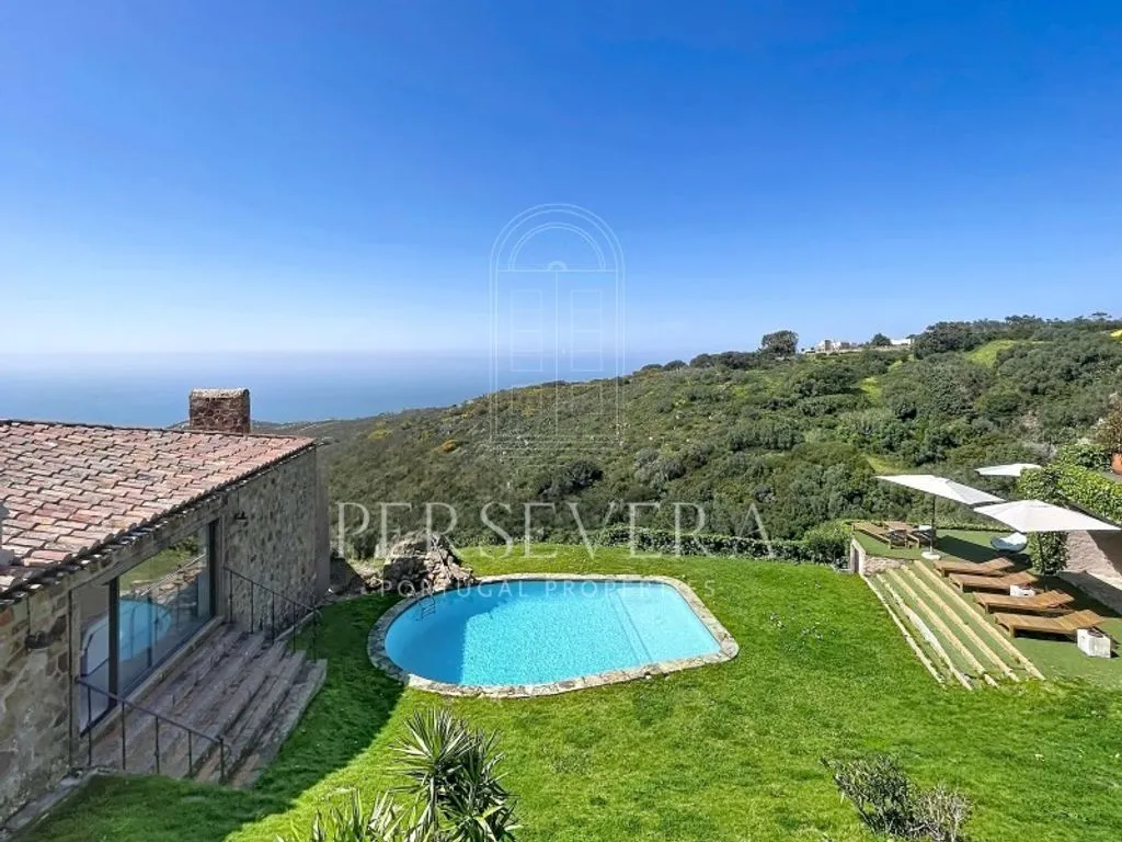 Õhuvaade - Villa with Ocean Views in Biscaia, Cascais