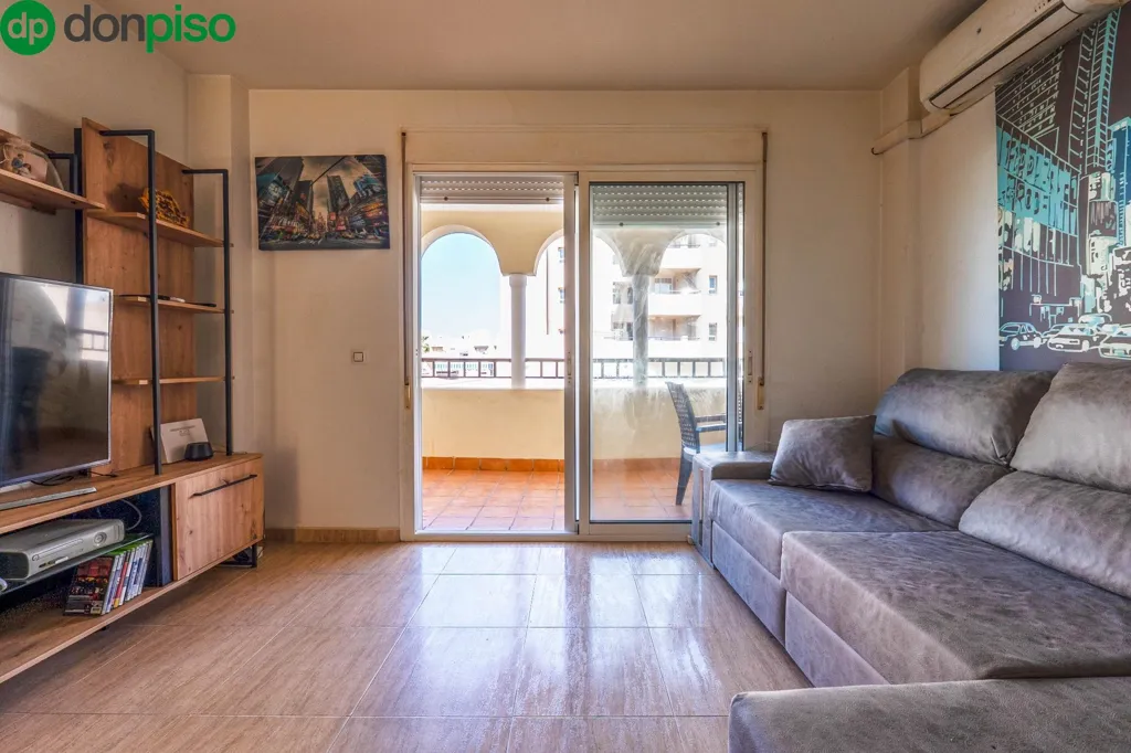 Living Room - First Floor Apartment with Balcony in Almerimar