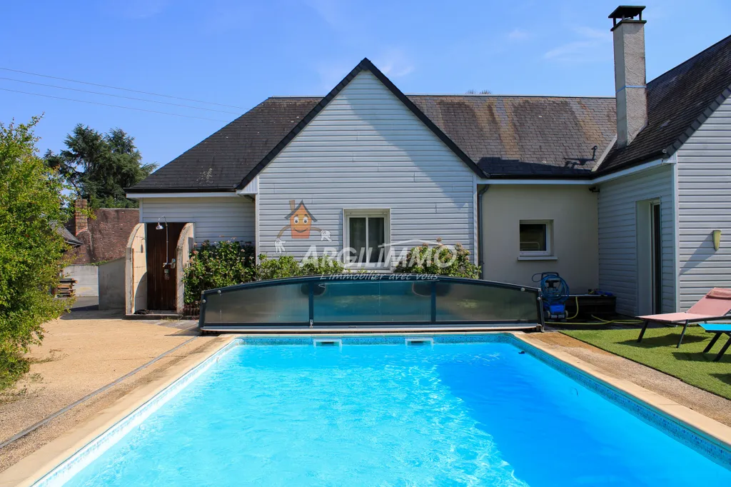 Piscina - Ground Floor House with Pool in Saint-Calais