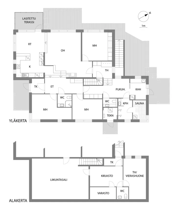 Plan - Modern House with Sauna in Imatra
