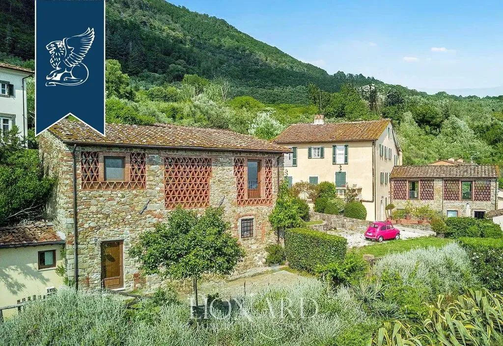 Vue aérienne - Historical Villa with Pool in Capannori, Tuscany