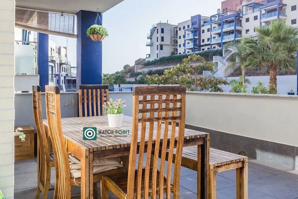 Balcony - Apartment with Pool and Terrace near Cabria Beach