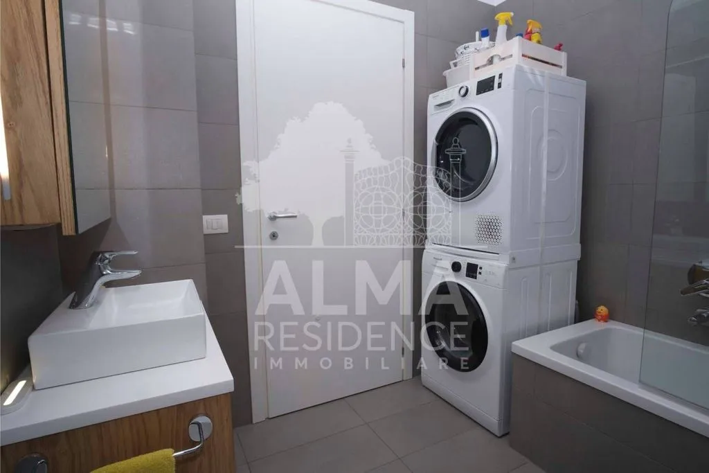 Pesuköök - Luxury Flat with Terraces in Bergamo