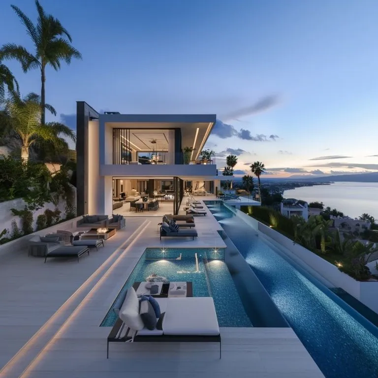 Piscine - Luxury Villa with Indoor Pool in Marbella