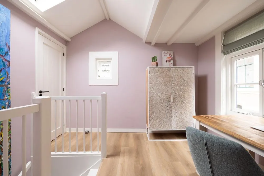 Hallway - Restored House with Courtyard in Haarlem's Historic District