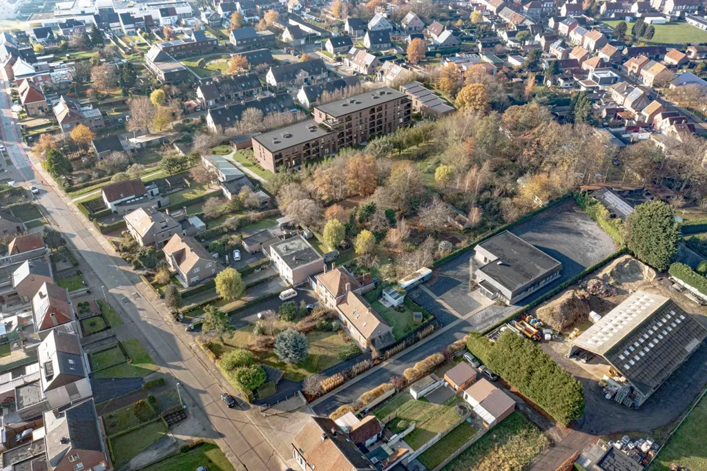 Vue aérienne - Appartement avec 2 Terrasses à Oostakker