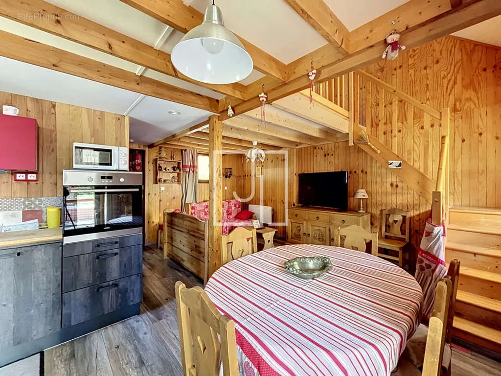 Söögituba - Renovated Chalet with Garden in Barcelonnette