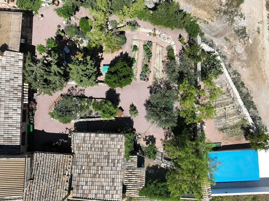 Vue aérienne - Rustic House with Pool in Torre del Rico