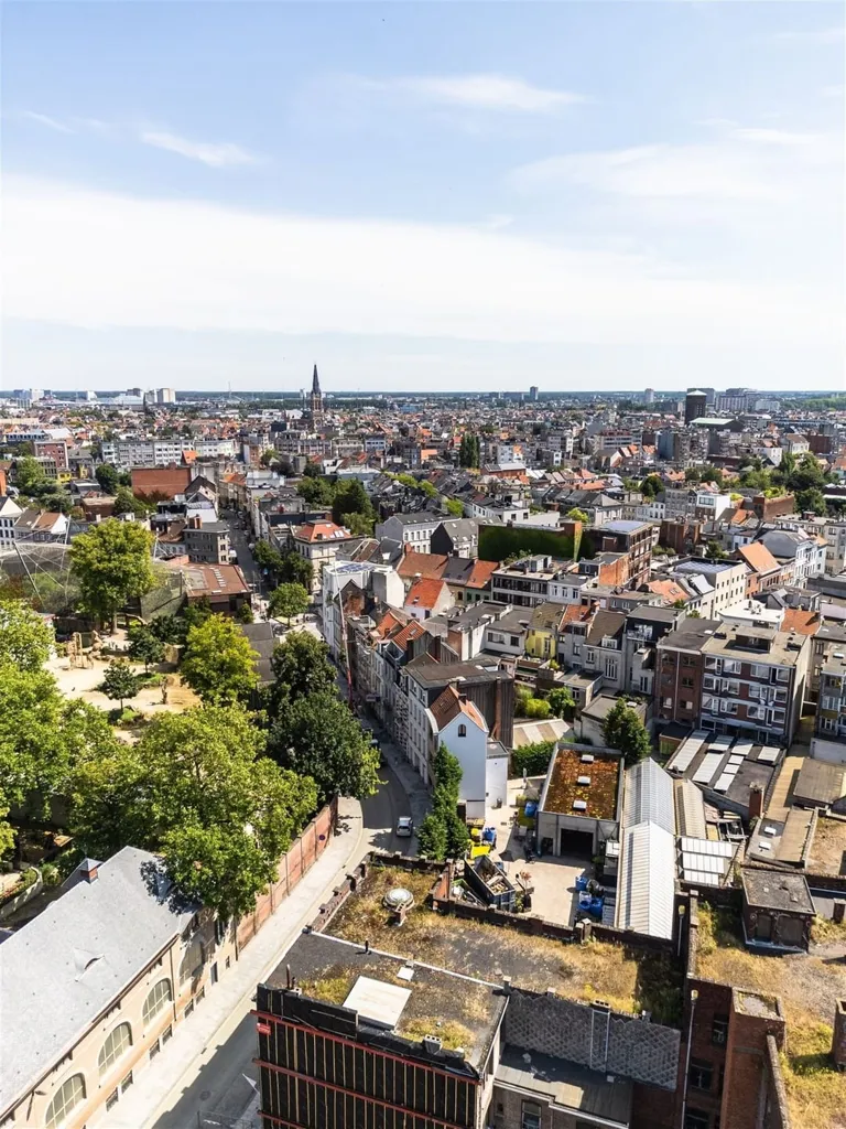 Aerial - Newly Built Apartment with Terrace in Antwerp