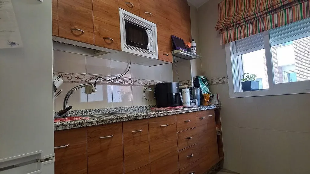 Cuisine - TWO-Bedroom Flat with Terrace in Zubia
