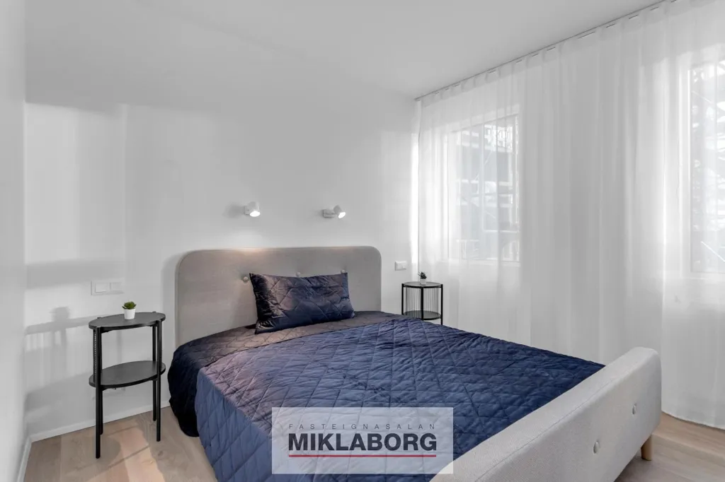 Camere da letto - Modern Apartment with Balcony in Hafnarfjörður