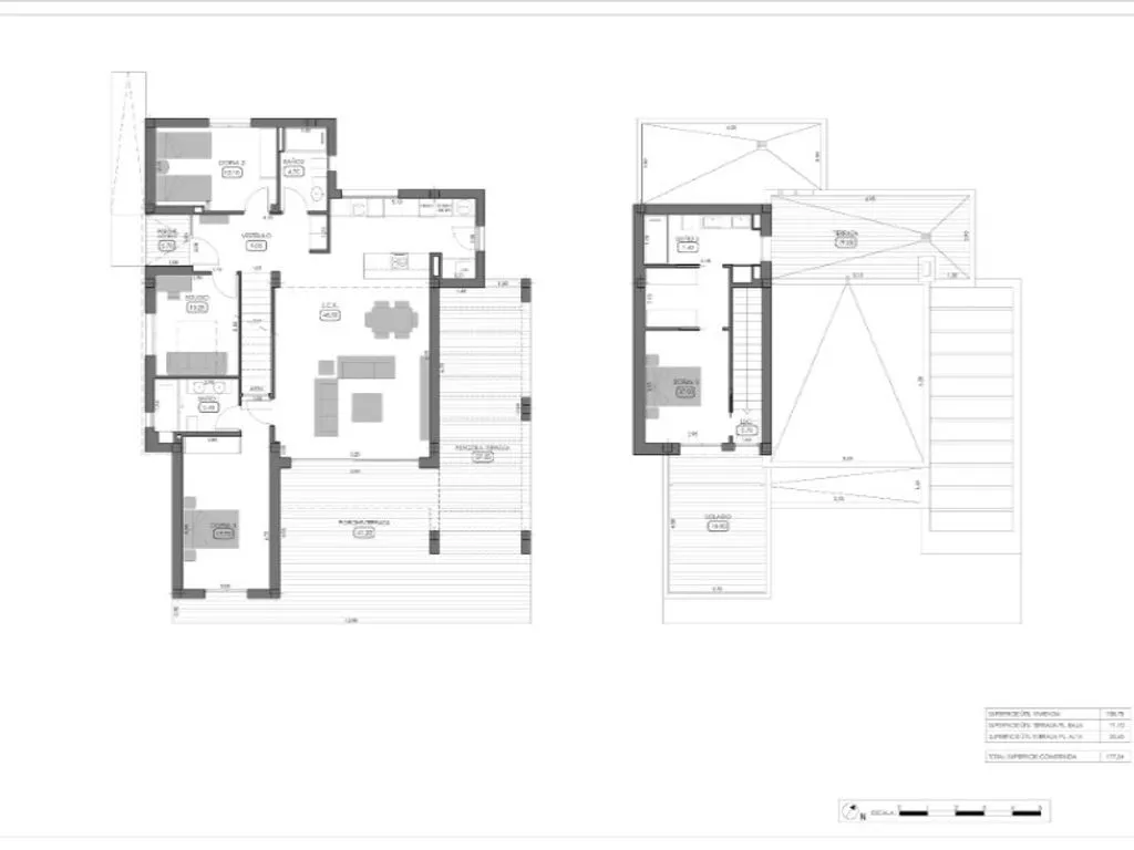 Floor Plan - Contemporary Villa with Pool in La Finca, Algorfa