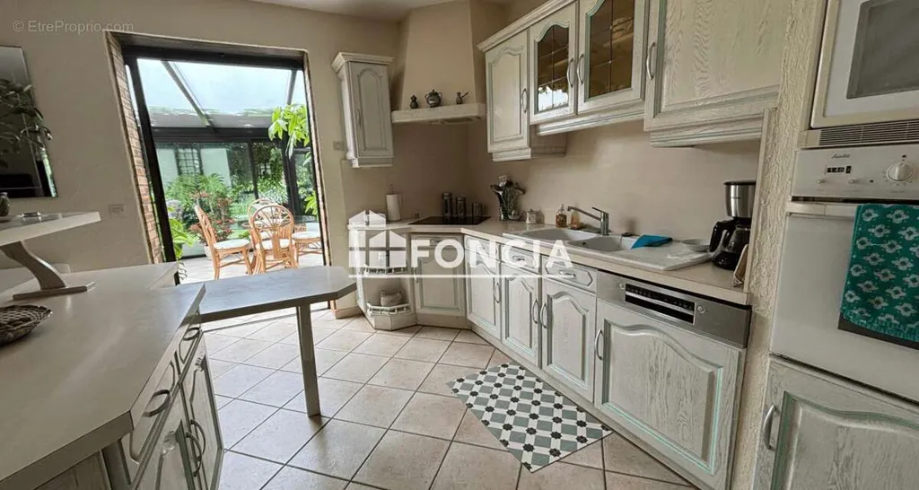Kitchen - Family House with Pool in Green Setting