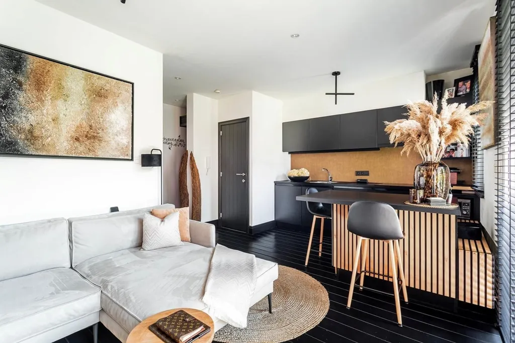 Séjour - Appartement avec Terrasse SUD-EST à Antwerpen