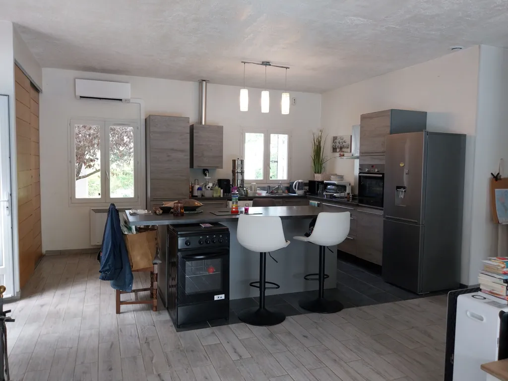 Cuisine - Maison de Plain-Pied avec Vue Panoramique à Lucéram