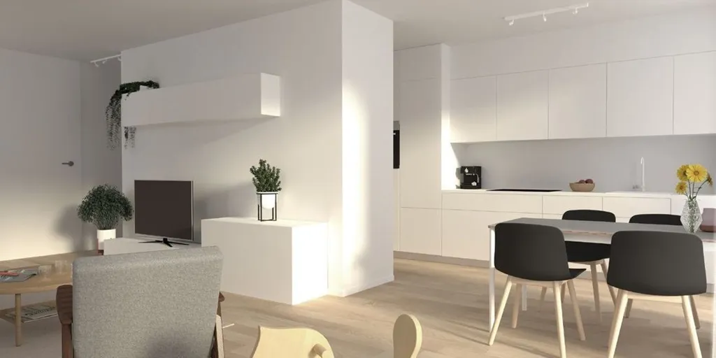 Modern Flat with Solar Panels in Heers