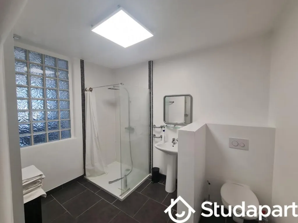 Salles de bain - Appartement Meublé avec Terrasse à Proximité
