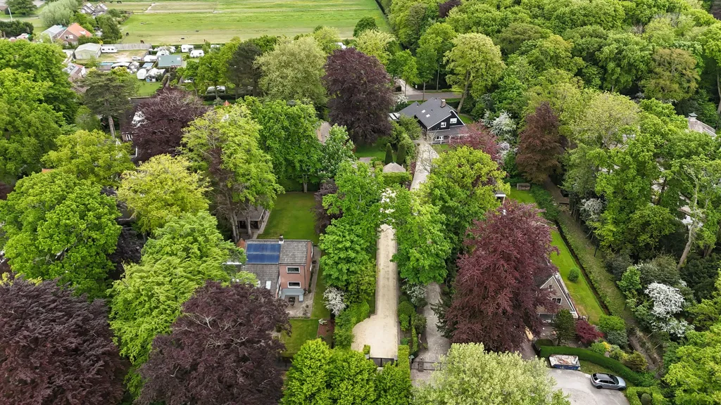 Vue aérienne - Luxury Villa with Jacuzzi in Oostvoorne