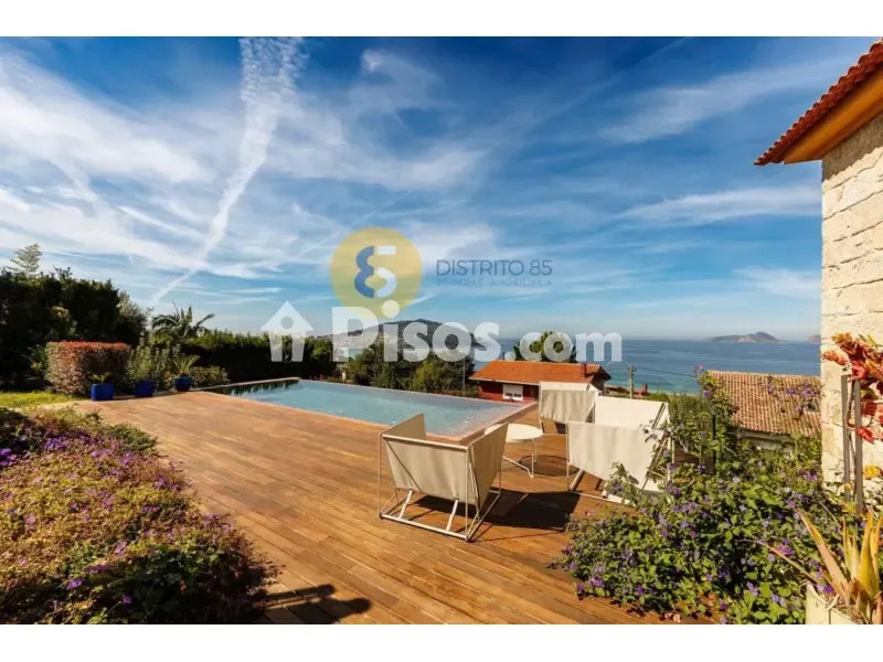 Piscine - Chalet with Sea Views in Prado, Nigrán