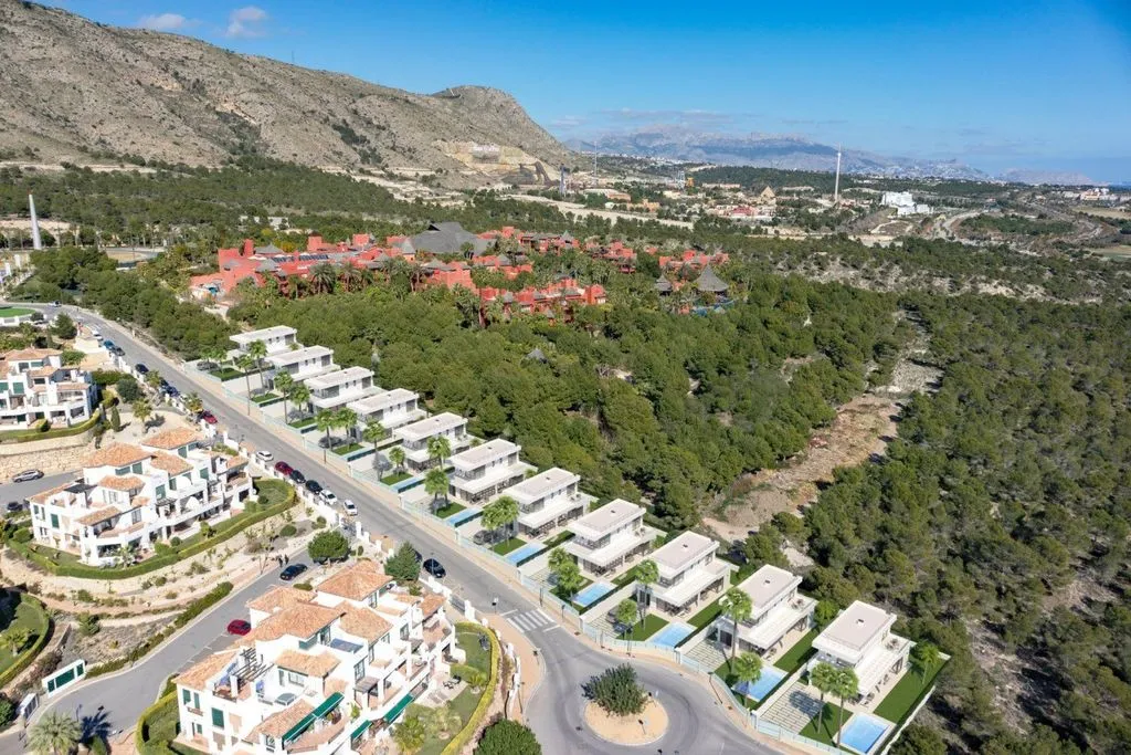 Vue aérienne - Luxury Villa with Sea View in Finestrat