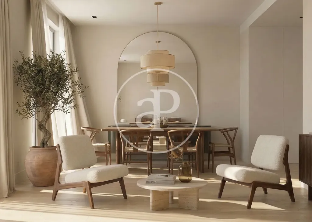 Salle à manger - Modern Apartment with Pool in Salamanca, Madrid