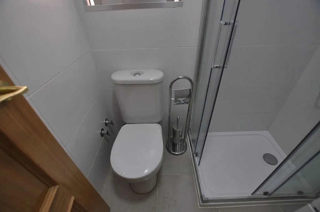 Bathrooms - Modernised Flat with Terrace in Monumental City Centre