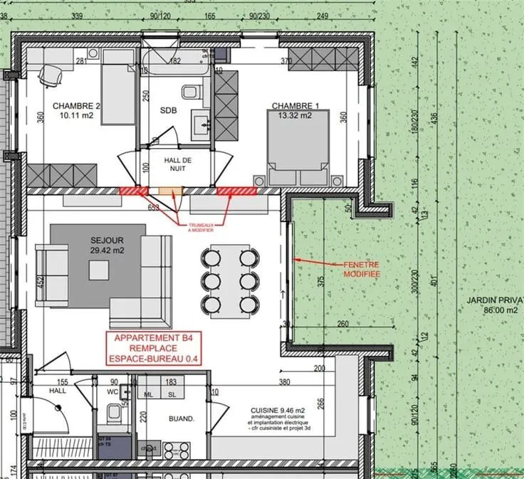 Planimetria - Luxury Apartment with Balcony in Wavre