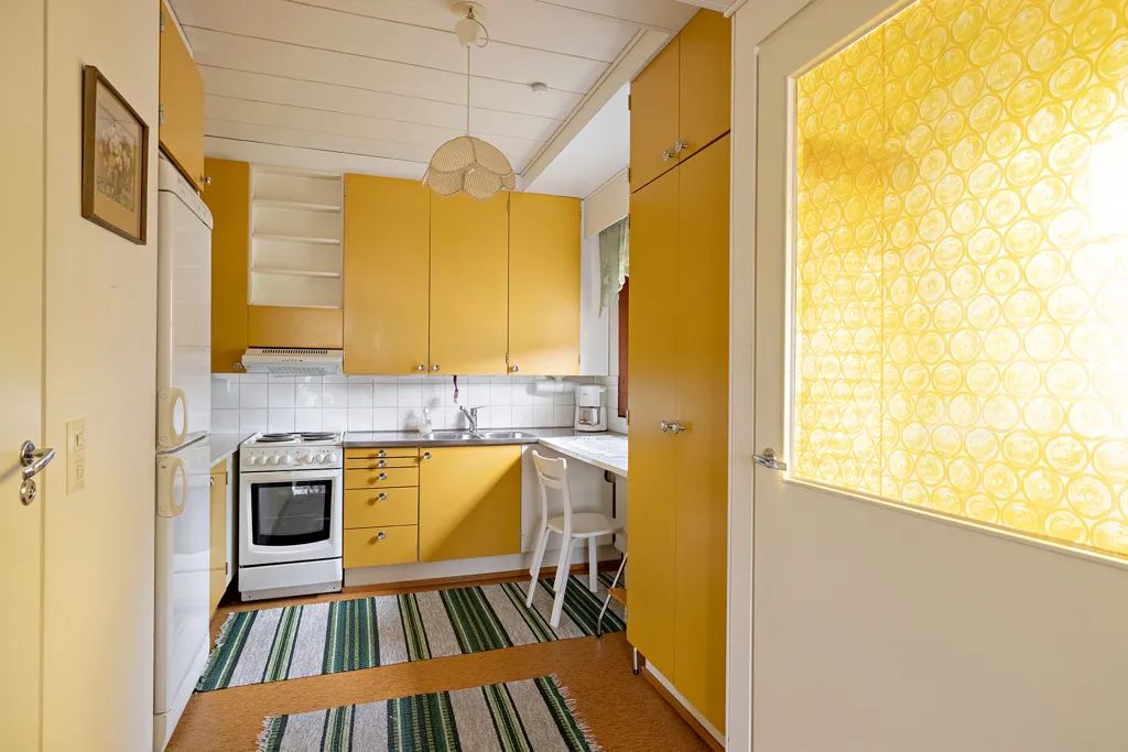Cucina - Studio Flat with Sauna in Puolangan Centre