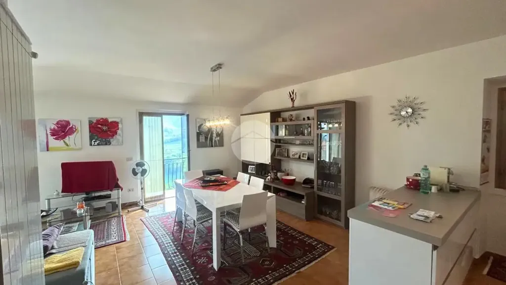 Living Room - Independent House with Panoramic View in Vigolo