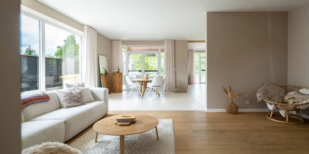 Séjour - Nouvelle Villa avec Pratique à Westerlo