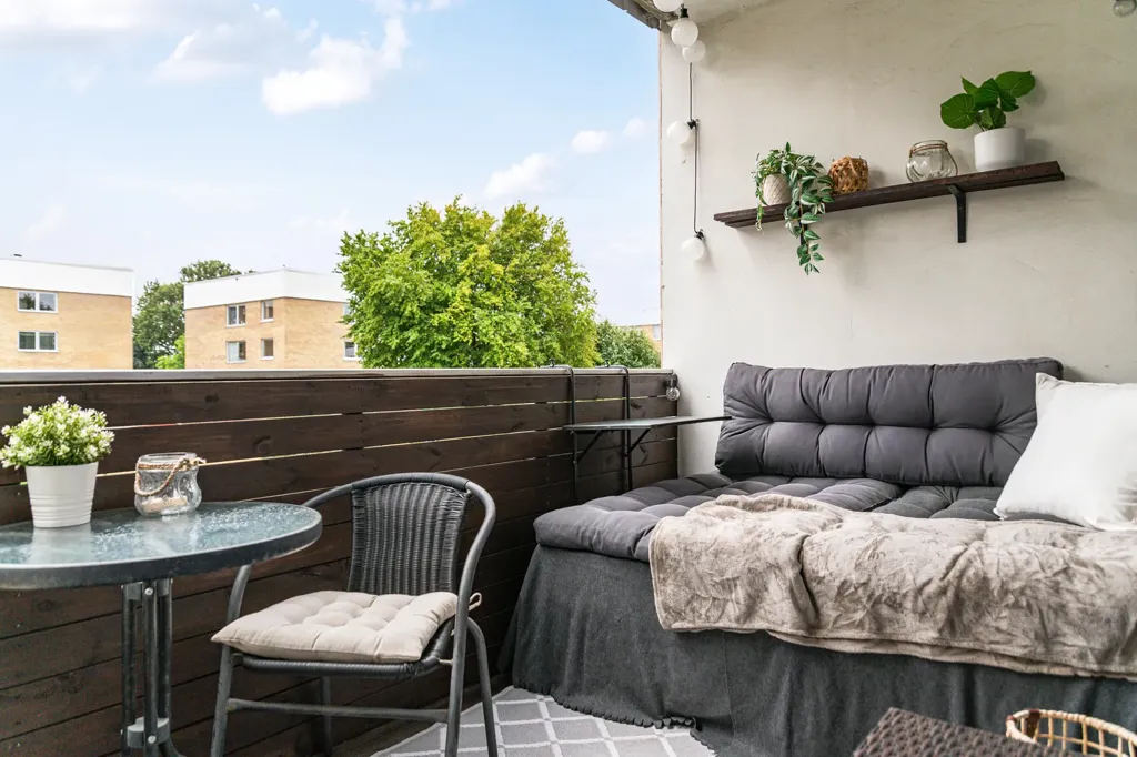 Balcon - Appartement 2 pièces à Kristianstad
