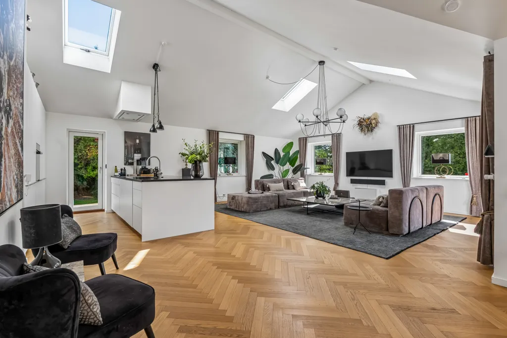 Séjour - Renovated Villa with Carport in Vedbæk