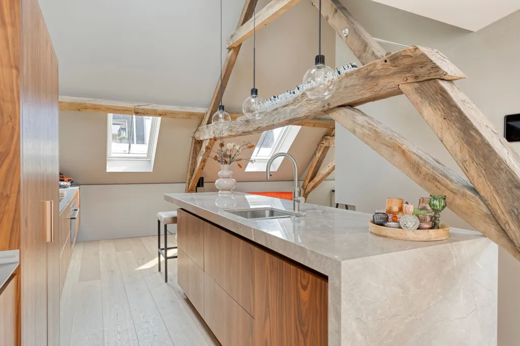 Kitchen - Monumental Penthouse with Dachterras in ’s-Hertogenbosch